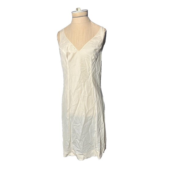 Vintage Lord Taylor Wonder Maid Lingerie Full Slip Dress 34 Cream - Picture 1 of 4